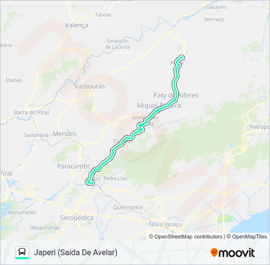 MP74 Bus Line Map