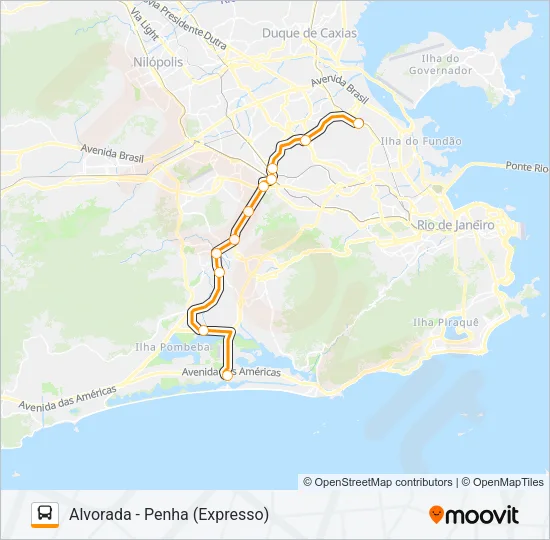 46 Bus Line Map