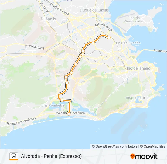 46 Bus Line Map