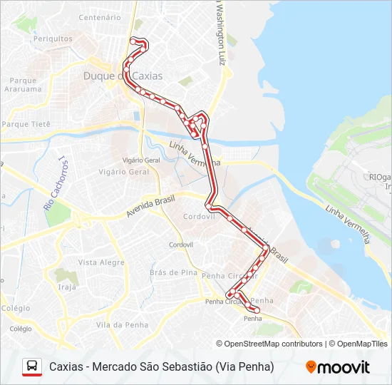 431C Bus Line Map