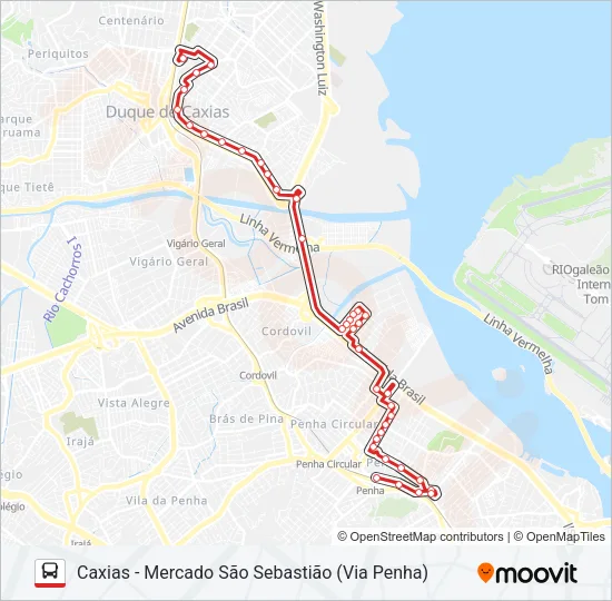 431C Bus Line Map