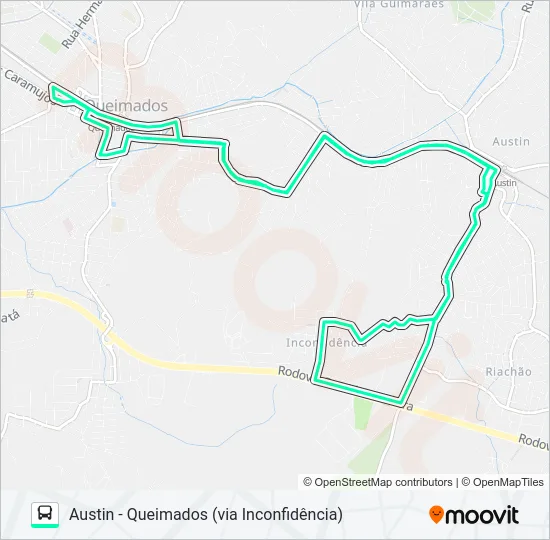 610I Bus Line Map