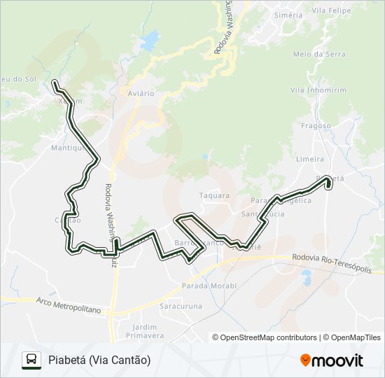 765I bus Line Map