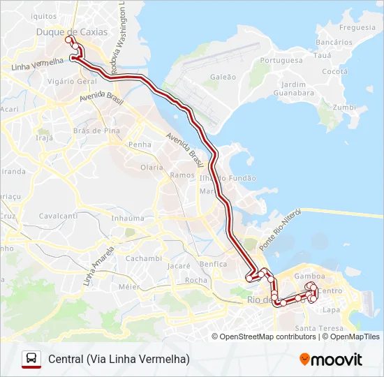 112C Bus Line Map