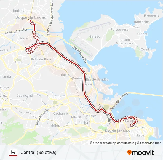 112C Bus Line Map