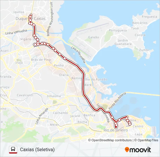 112C Bus Line Map