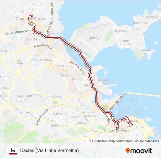 112C Bus Line Map