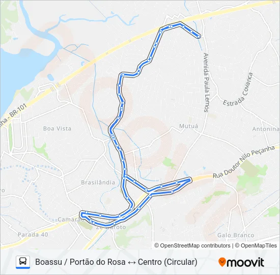 37A Bus Line Map