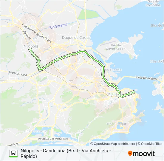 124 Bus Line Map