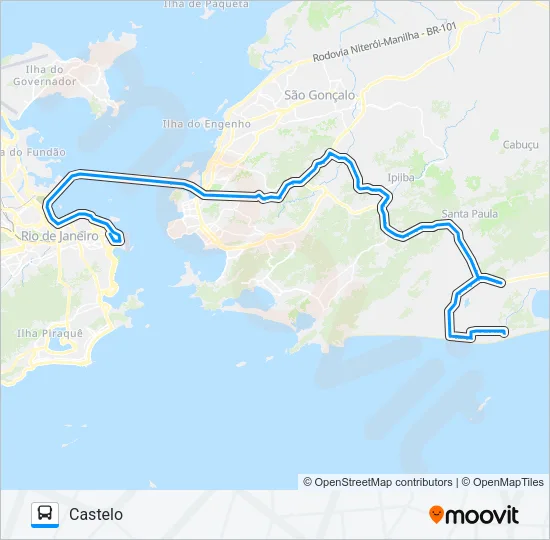 6146D (EXECUTIVO) Bus Line Map