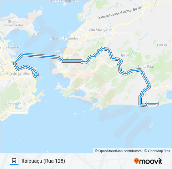 6146D (EXECUTIVO) Bus Line Map