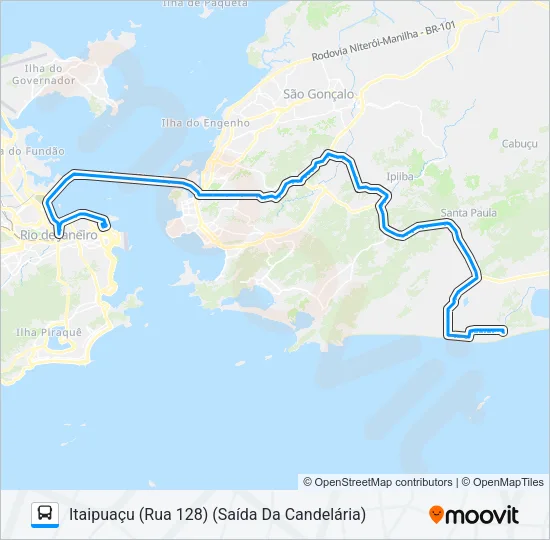 6146D (EXECUTIVO) Bus Line Map