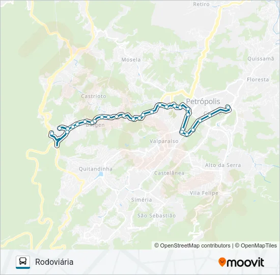 100 Bus Line Map