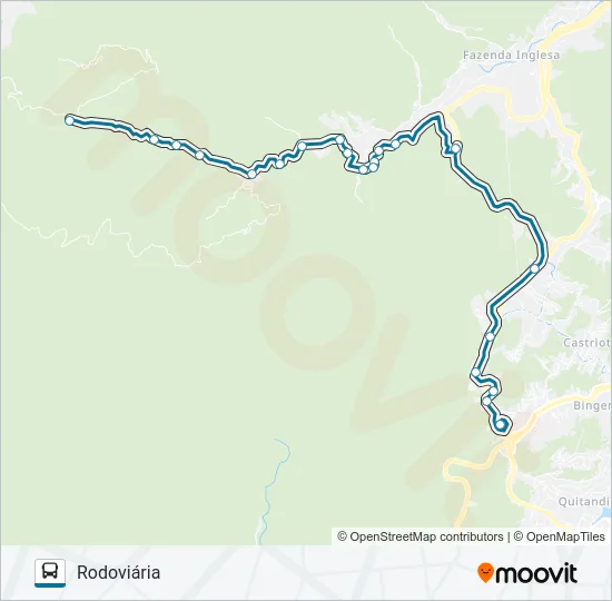 101 Bus Line Map