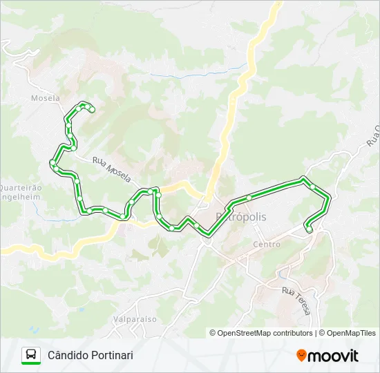 103 Bus Line Map