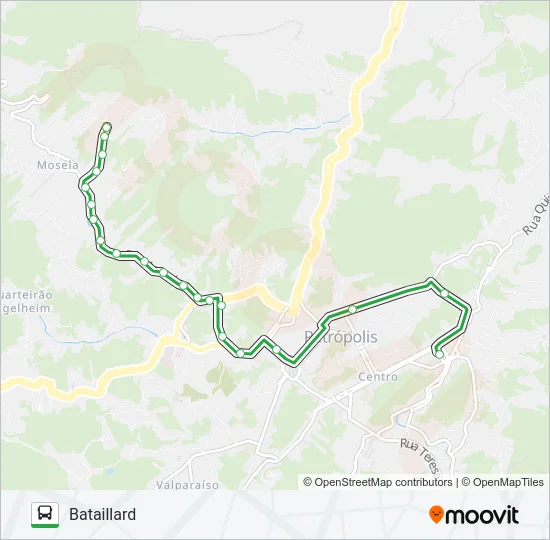 106 Bus Line Map