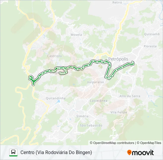 107 Bus Line Map