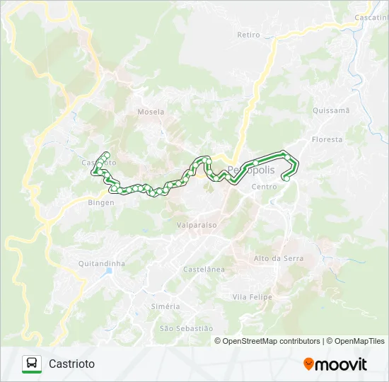 108 Bus Line Map