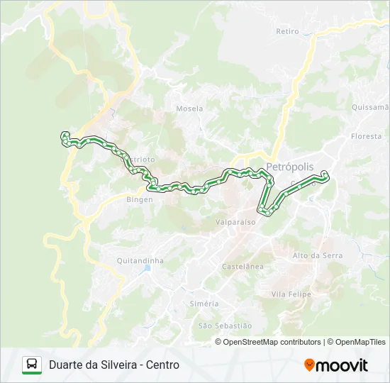 110 Bus Line Map