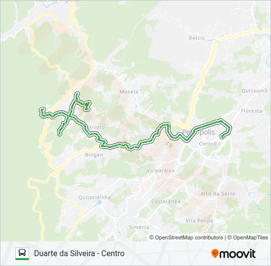 110 Bus Line Map