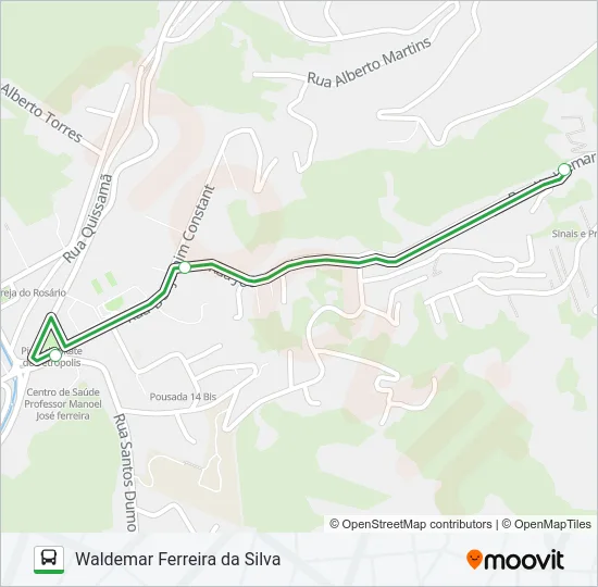 112 Bus Line Map