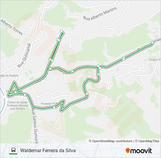 112 bus Line Map