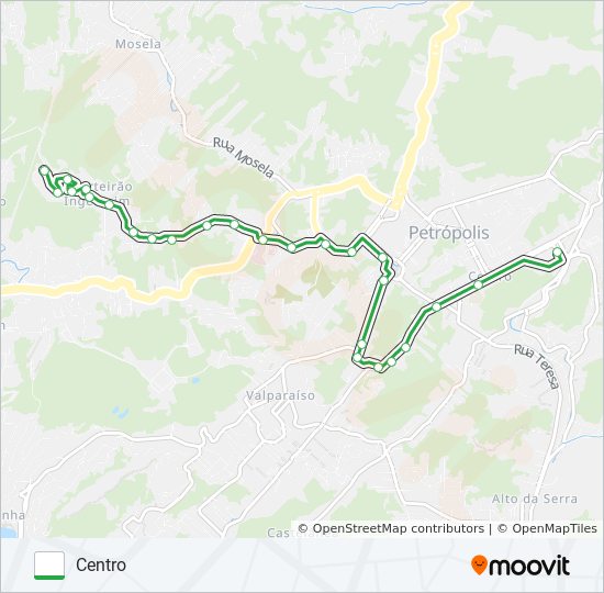 113 bus Line Map