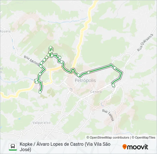 119 Bus Line Map
