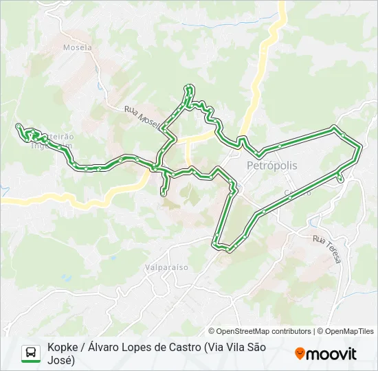 119 Bus Line Map