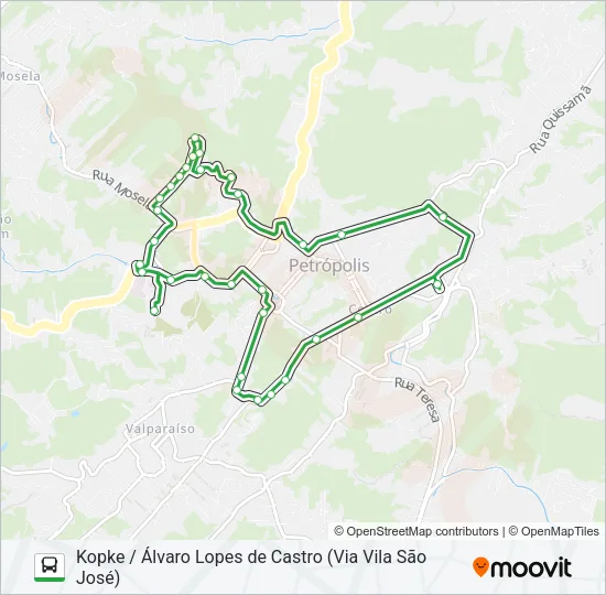 119 Bus Line Map