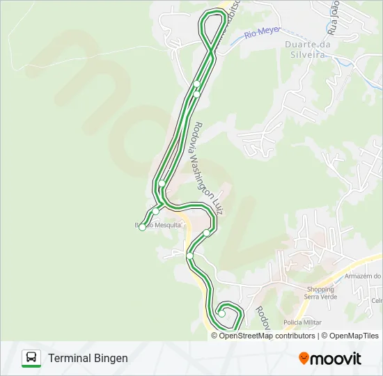 120 Bus Line Map