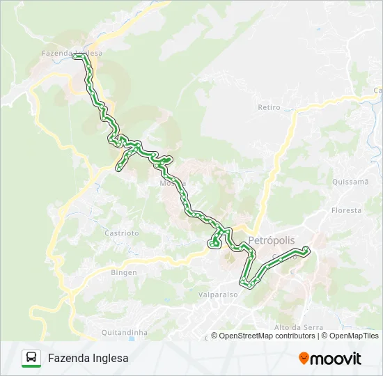 122 Bus Line Map