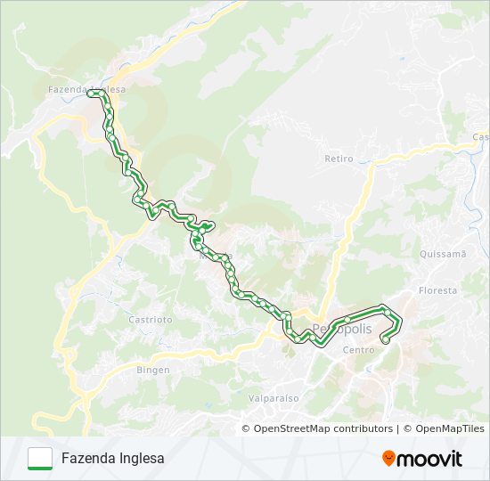 122 bus Line Map