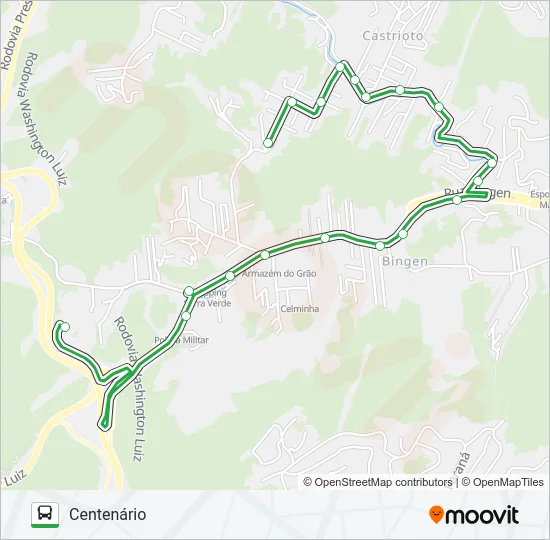 123 Bus Line Map