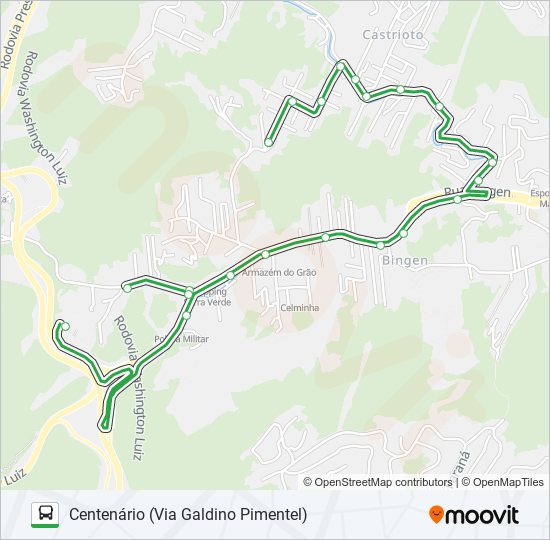 123 bus Line Map