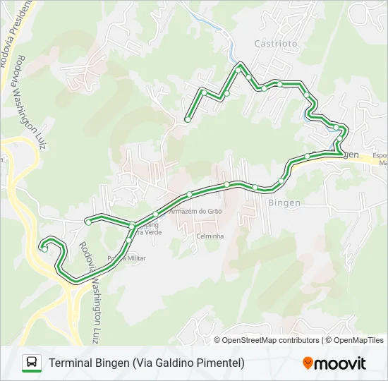 123 Bus Line Map