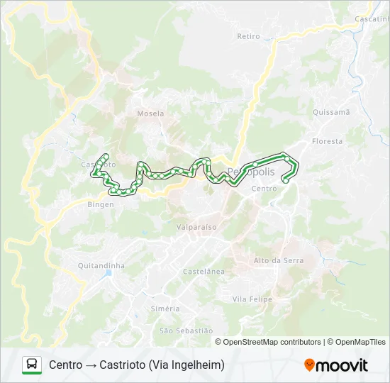 125 Bus Line Map