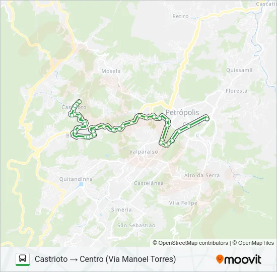 125 Bus Line Map