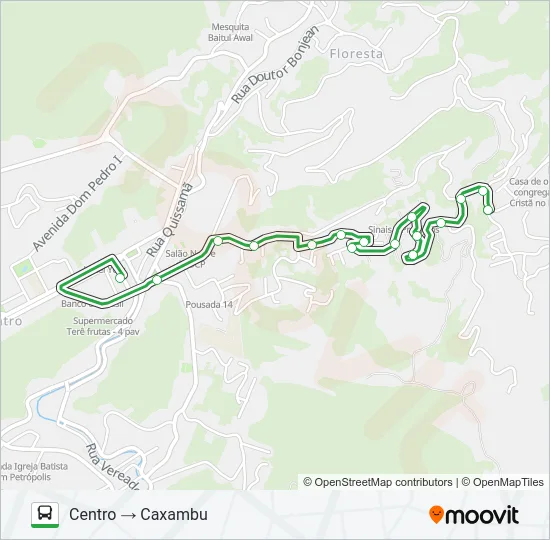 125 Bus Line Map
