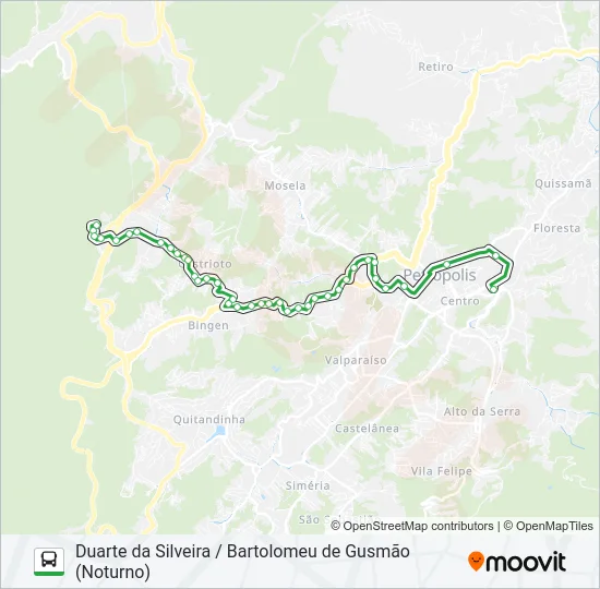 126 Bus Line Map