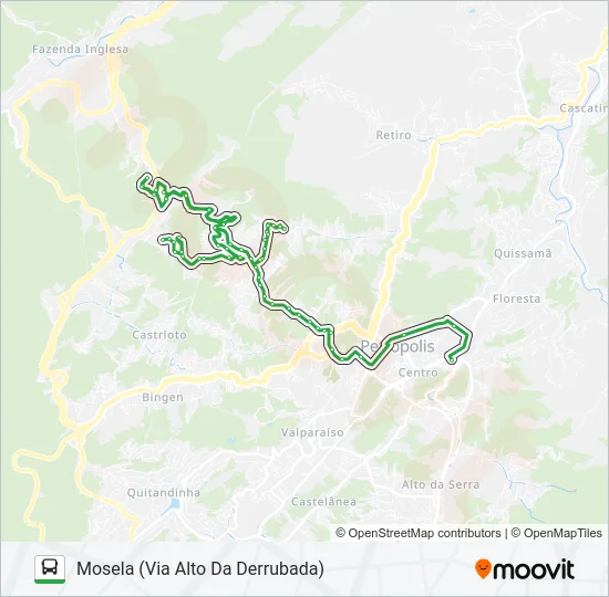 127 Bus Line Map
