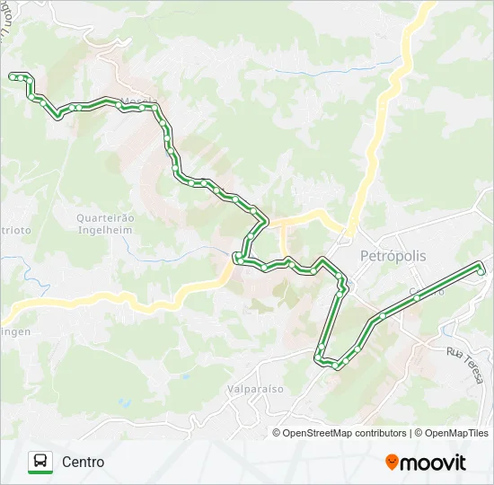 127 Bus Line Map