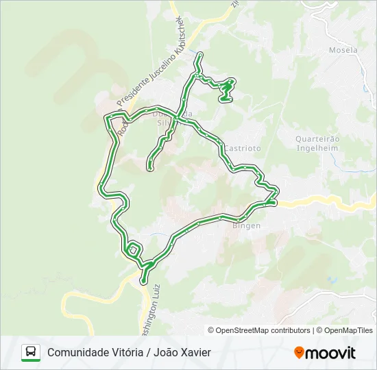 140 Bus Line Map