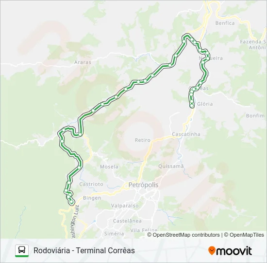 150 Bus Line Map
