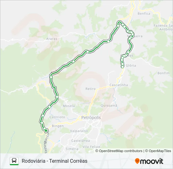 150 Bus Line Map