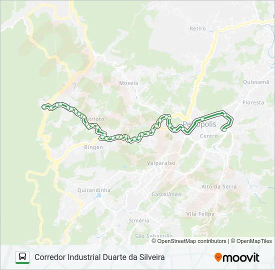 190 Bus Line Map