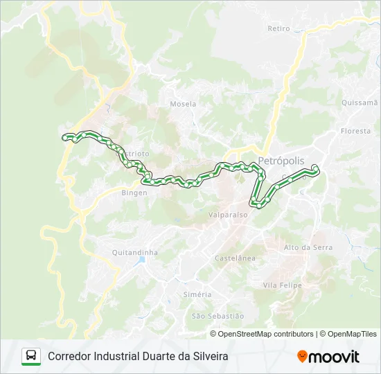 190 Bus Line Map
