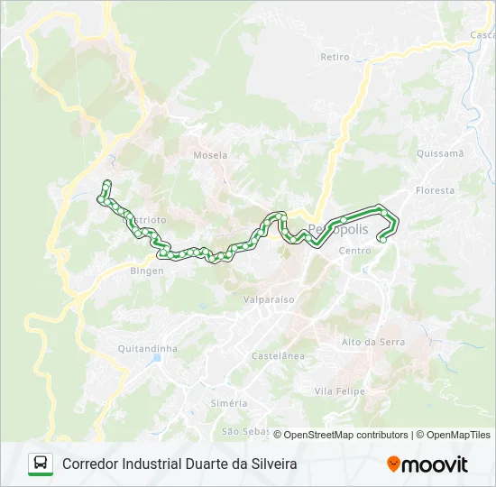 190 Bus Line Map