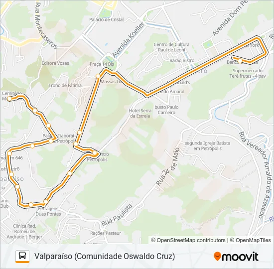 205  Line Map