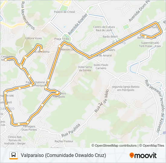 205  Line Map
